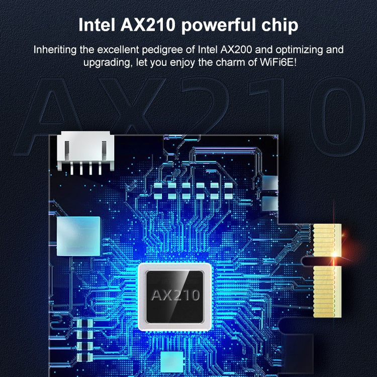 COMFAST CF-AX210 PRO 5374Mbps Tri-band + Bluetooth 5.2 Wireless WiFi6E PCI-E Network Card with Heat Sink, CF-AX210 PRO COMFAST CF-AX210 PRO 5374Mbps Tri-band + Bluetooth 5.2 Wireless WiFi6E PCI-E Network Card with Heat Sink, CF-AX210 PRO